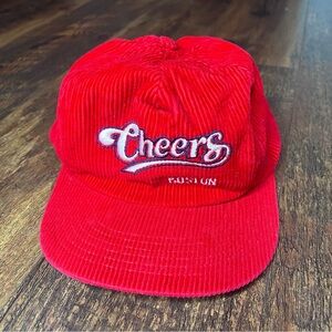 NWT vintage retro 90s Cheers corduroy snapback ball cap hat